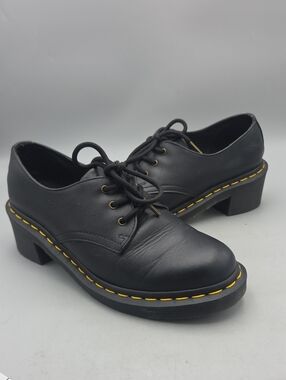 Dr. Martens Amory black heeled shoes Women Size 8 Leather